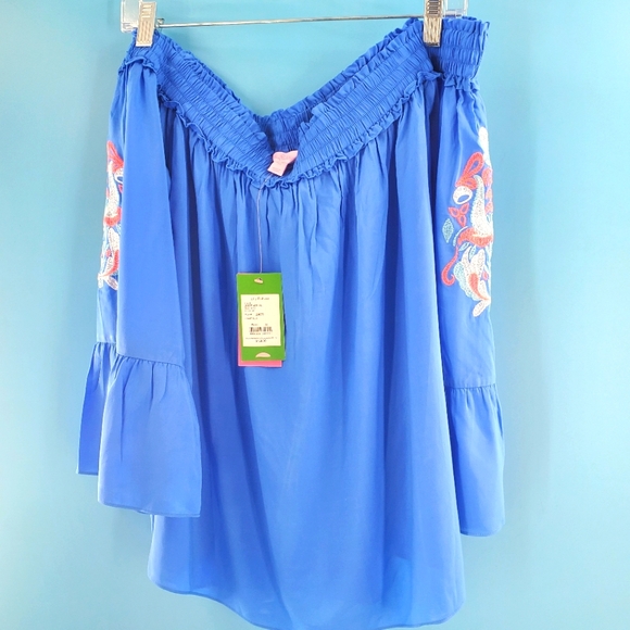 Lilly Pulitzer Tops - Lilly Pulitzer NWT off shoulder top XL